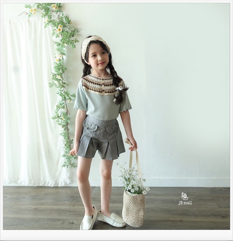 JM Snail - Korean Children Fashion - #littlefashionista - Wrinkle Currot Skirt - 8