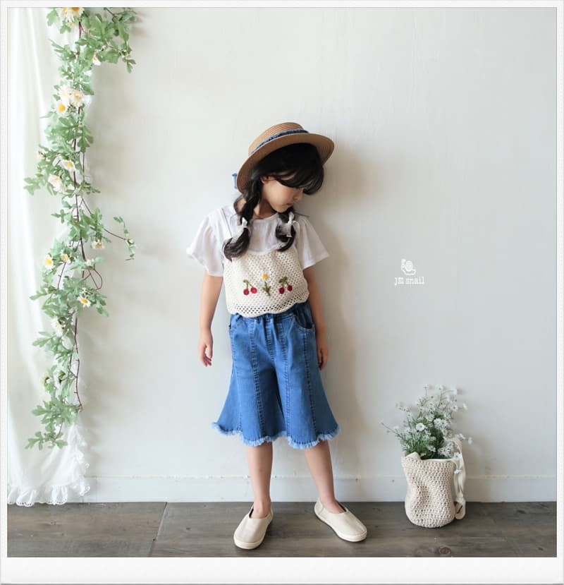 JM Snail - Korean Children Fashion - #littlefashionista - Cherry Handle Vest - 6