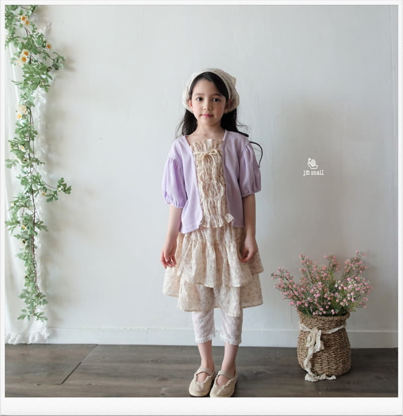 JM Snail - Korean Children Fashion - #littlefashionista - Popcorn Flower Smog Cardigan - 10