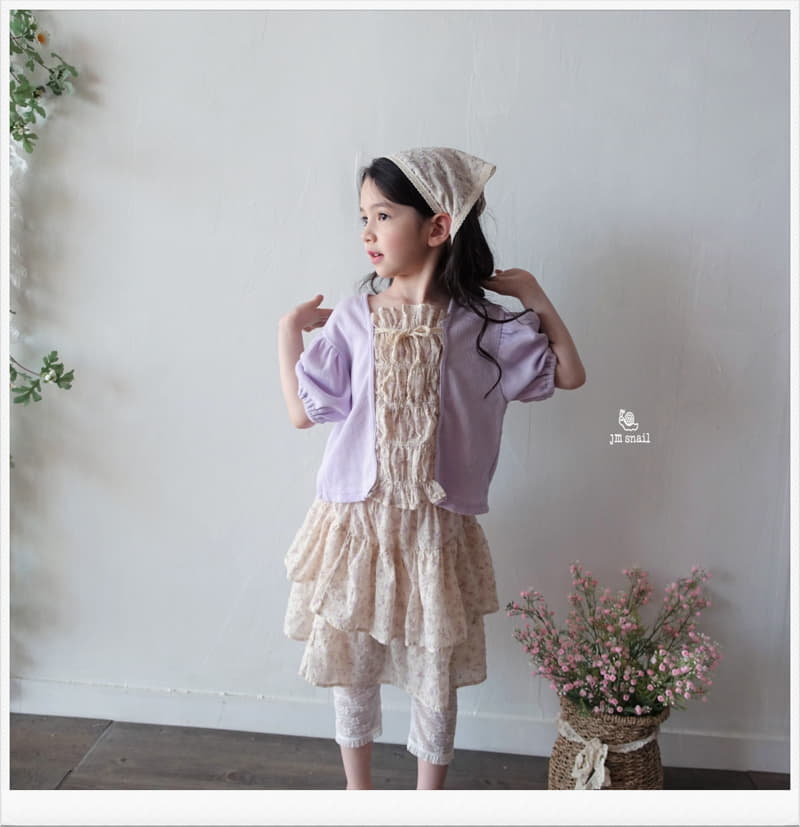 JM Snail - Korean Children Fashion - #minifashionista - Popcorn Flower Smog Cardigan - 12