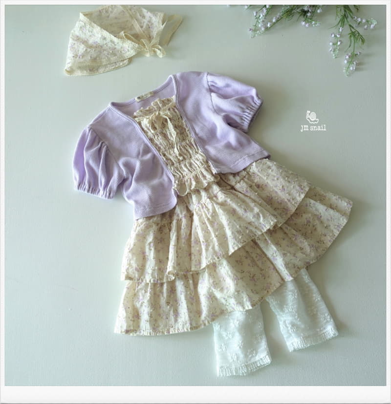 JM Snail - Korean Children Fashion - #minifashionista - Flower Lace Leggings - 10