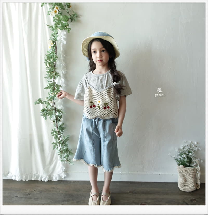 JM Snail - Korean Children Fashion - #prettylittlegirls - Cherry Handle Vest - 9