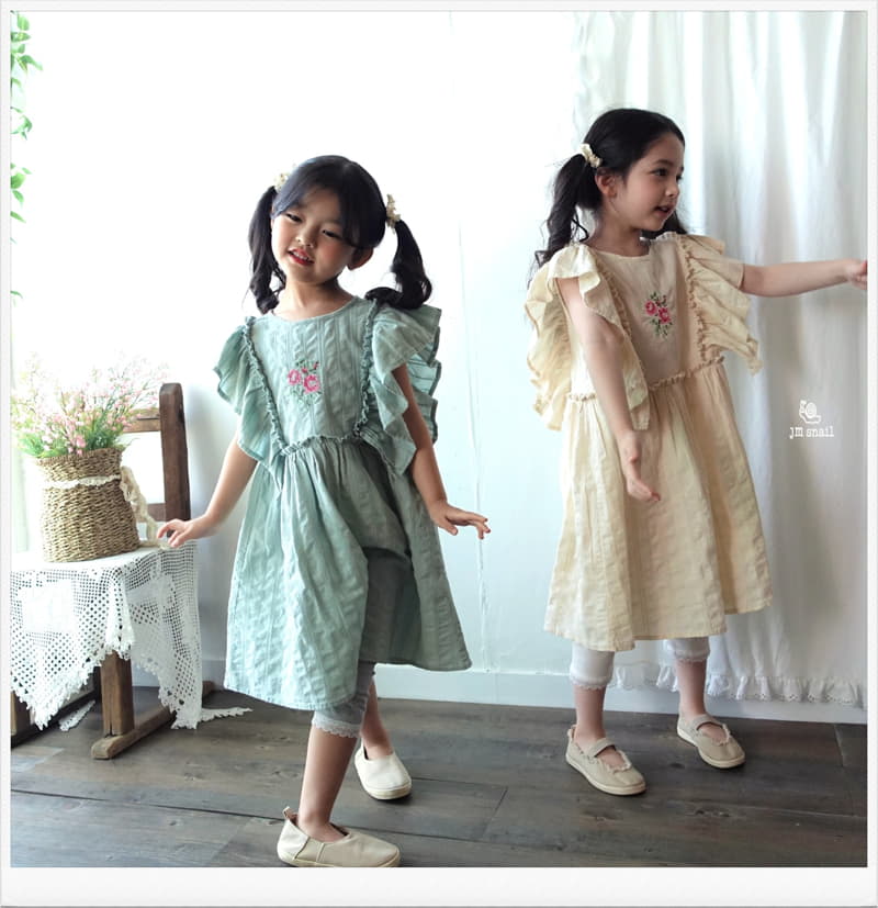 JM Snail - Korean Children Fashion - #prettylittlegirls - Rose One-piece - 6
