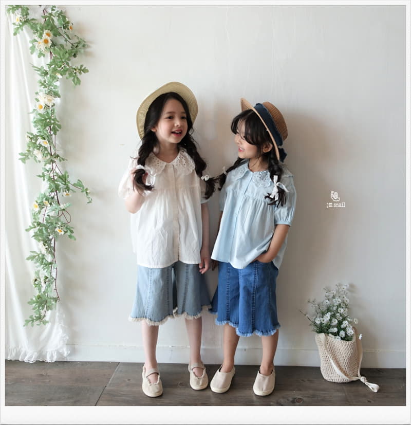 JM Snail - Korean Children Fashion - #stylishchildhood - Bonita Collar Blouse - 3