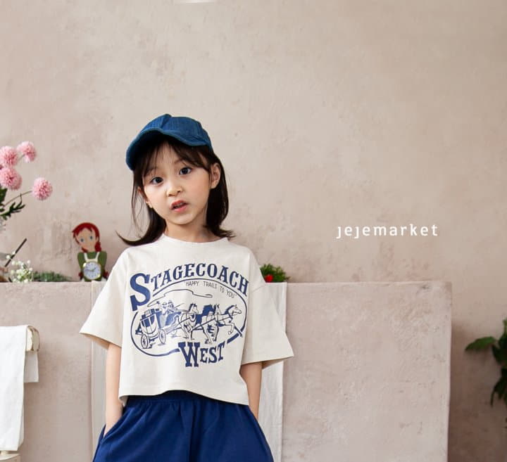 Jeje Market - Korean Children Fashion - #Kfashion4kids - West Crop Tee - 9