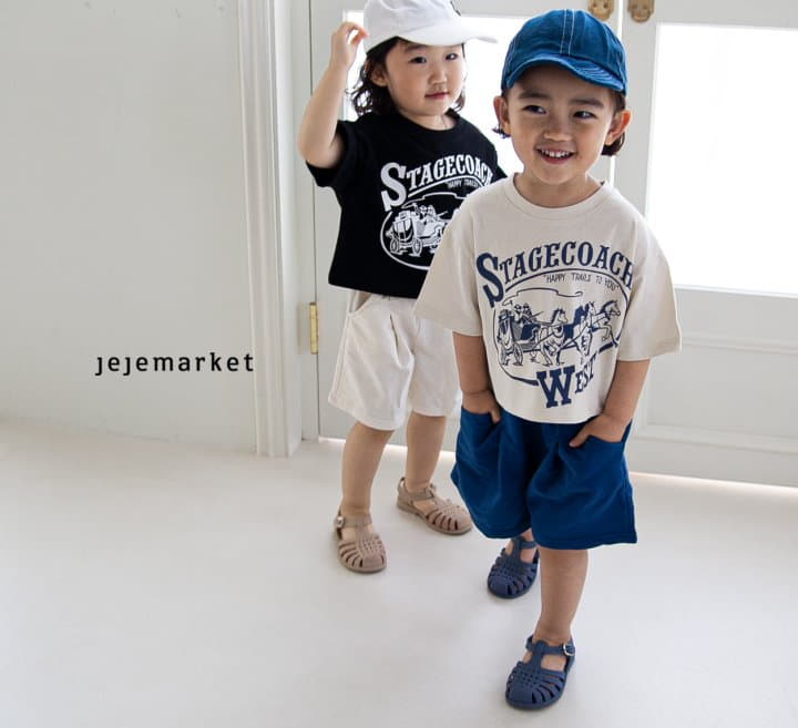 Jeje Market - Korean Children Fashion - #designkidswear - West Crop Tee - 3