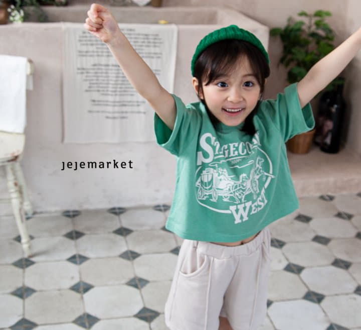 Jeje Market - Korean Children Fashion - #discoveringself - West Crop Tee - 11