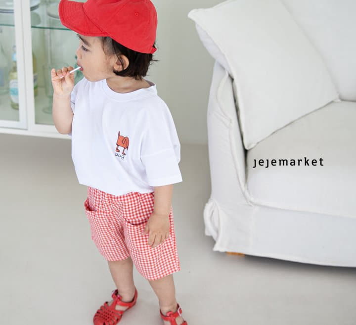 Jeje Market - Korean Children Fashion - #kidsshorts - Pocket Check Pants - 9