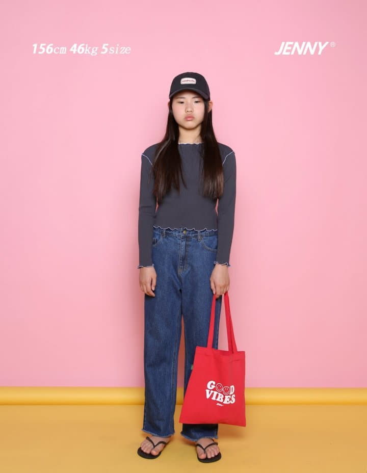 Jenny Basic - Korean Junior Fashion - #childofig - K Rib Tee - 11