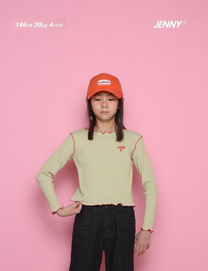 Jenny Basic - Korean Junior Fashion - #childrensboutique - K Rib Tee - 12