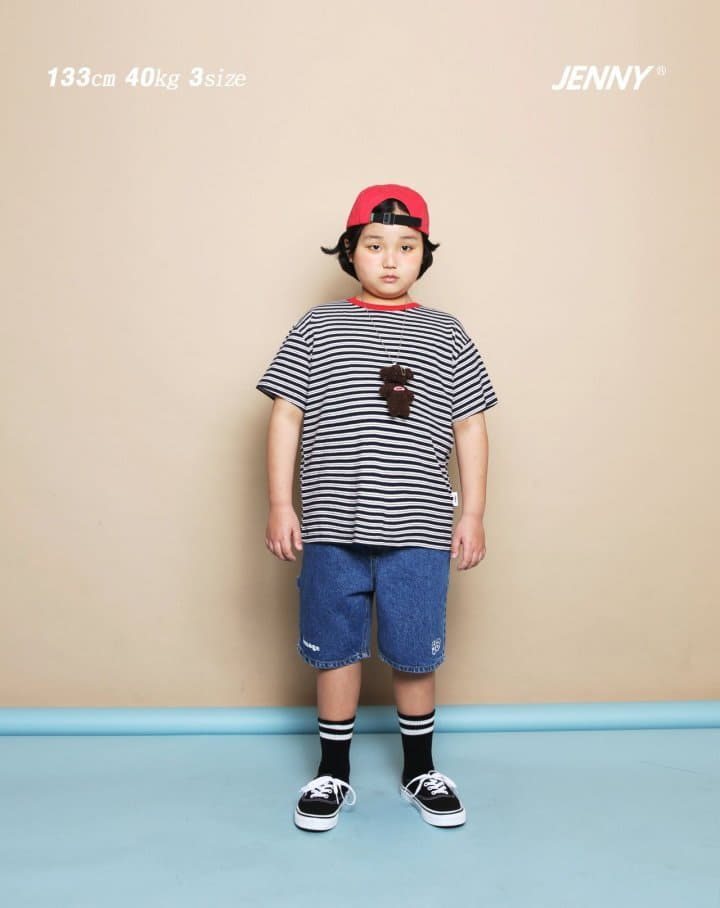 Jenny Basic - Korean Junior Fashion - #littlefashionista - Multi Stripes Tee - 3