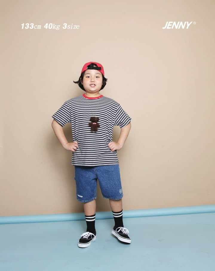 Jenny Basic - Korean Junior Fashion - #littlefashionista - Multi Stripes Tee - 4