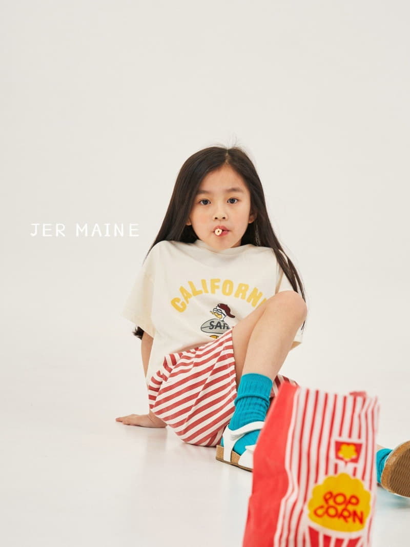 Jermaine - Korean Children Fashion - #Kfashion4kids - Top Stripes Shorts - 12