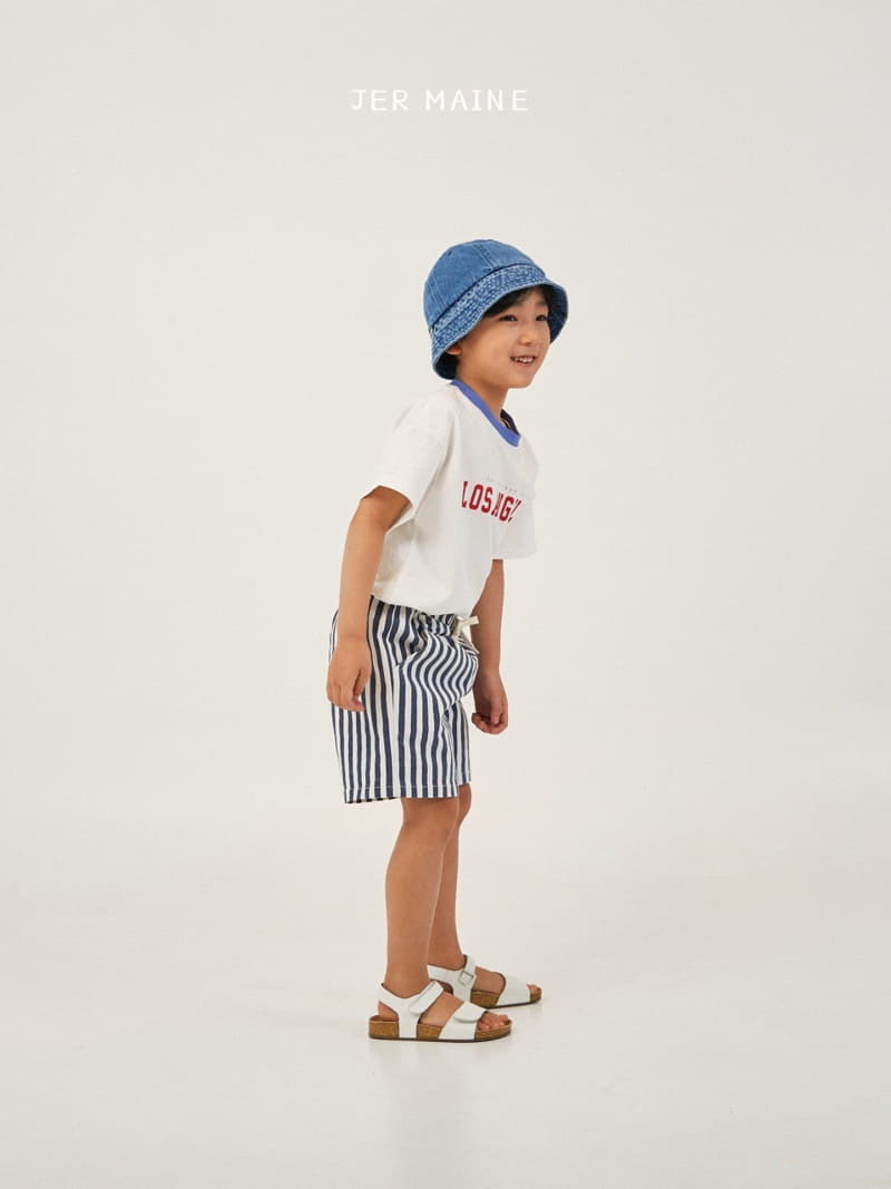 Jermaine - Korean Children Fashion - #stylishchildhood - Top Stripes Shorts - 4