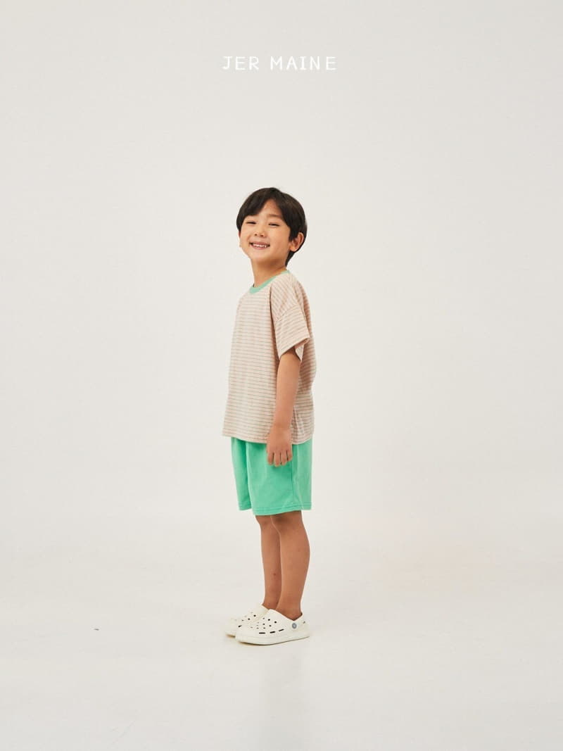 Jermaine - Korean Children Fashion - #childofig - Smile Stripes Color Tee - 6