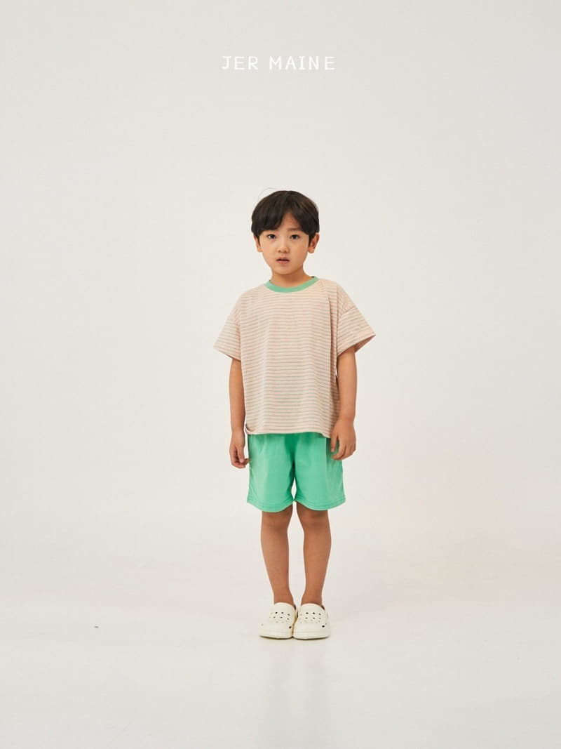 Jermaine - Korean Children Fashion - #childofig - Smile Stripes Color Tee - 7