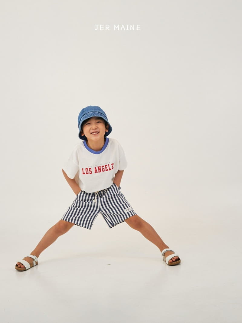 Jermaine - Korean Children Fashion - #childrensboutique - Top Stripes Shorts - 5
