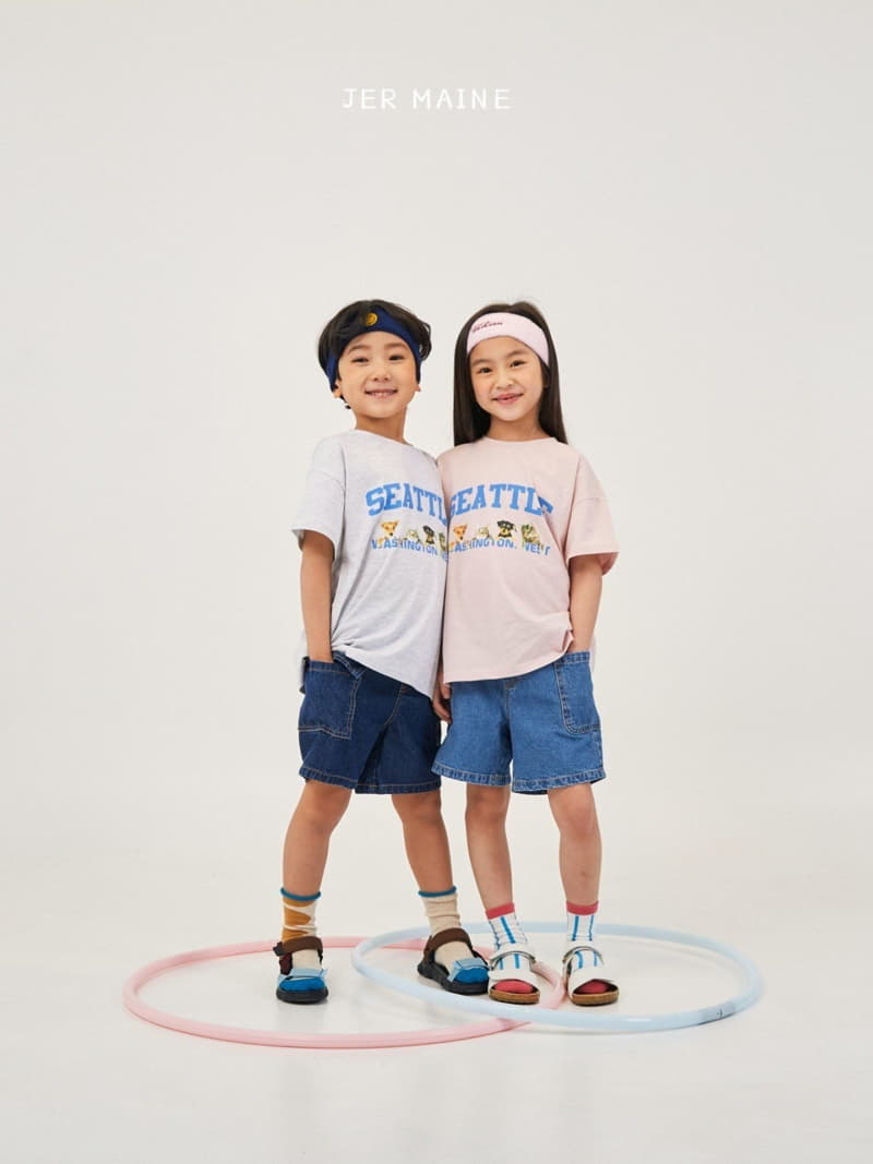 Jermaine - Korean Children Fashion - #childrensboutique - Cargo Denim Pants - 5