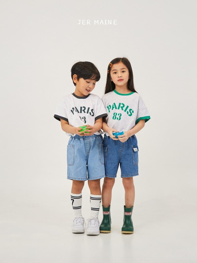 Jermaine - Korean Children Fashion - #childrensboutique - Paris Color Tee - 2