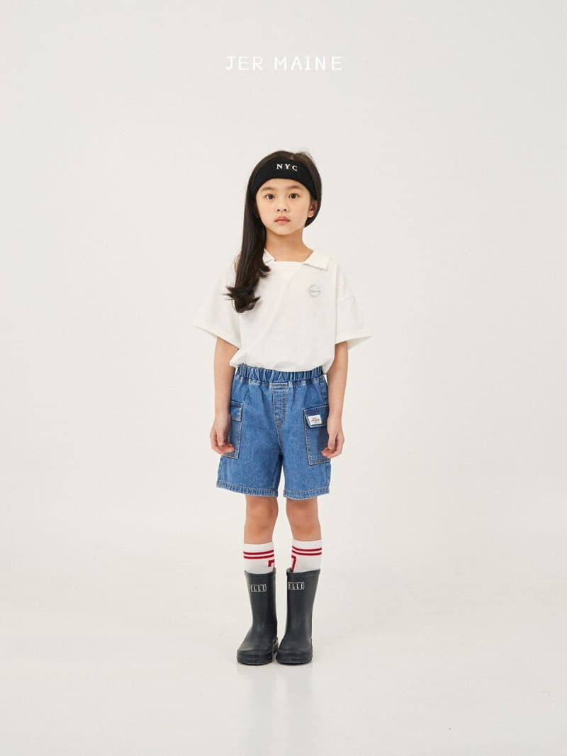 Jermaine - Korean Children Fashion - #designkidswear - Cargo Denim Pants - 6