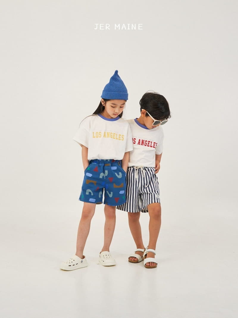 Jermaine - Korean Children Fashion - #kidsshorts - Los Angeles Tee - 3