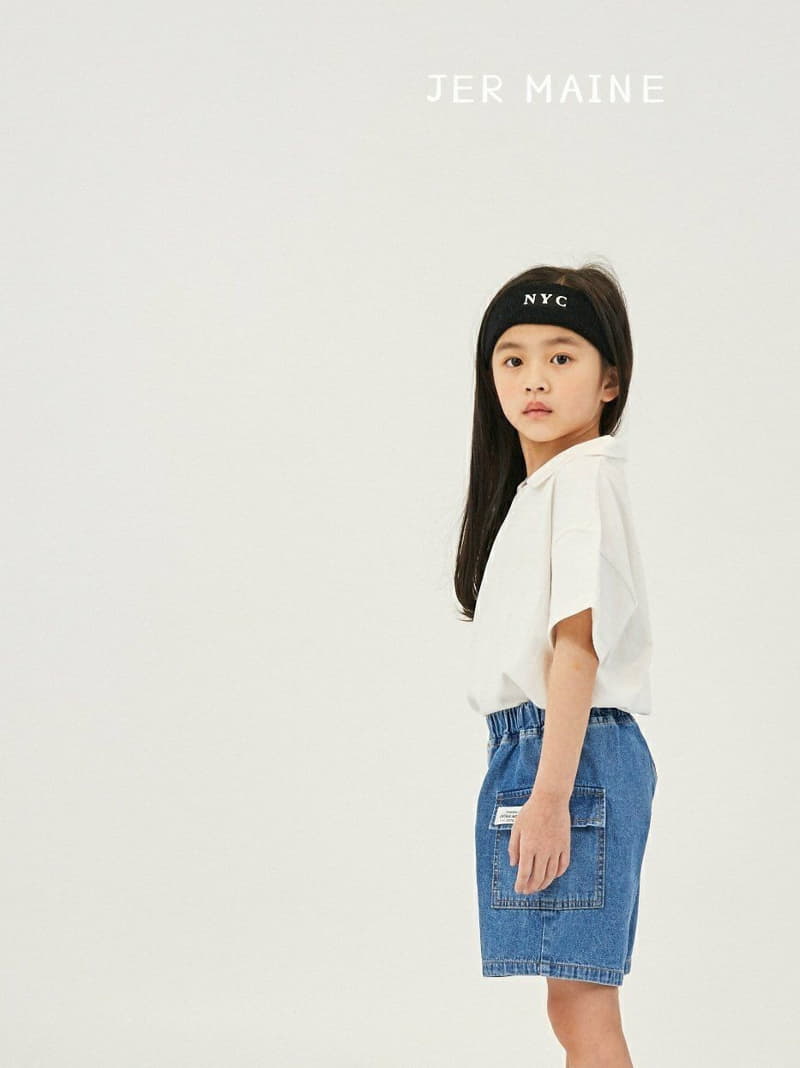 Jermaine - Korean Children Fashion - #kidsshorts - Cargo Denim Pants - 9
