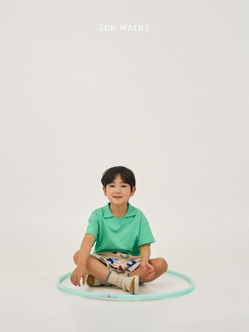 Jermaine - Korean Children Fashion - #kidsshorts - Tennis Collar Tee - 7