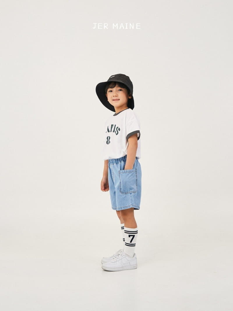 Jermaine - Korean Children Fashion - #kidsshorts - Paris Color Tee - 6