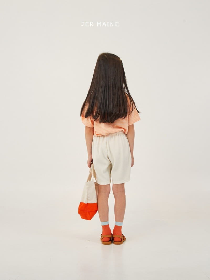 Jermaine - Korean Children Fashion - #kidsstore - Rib String Shorts - 9