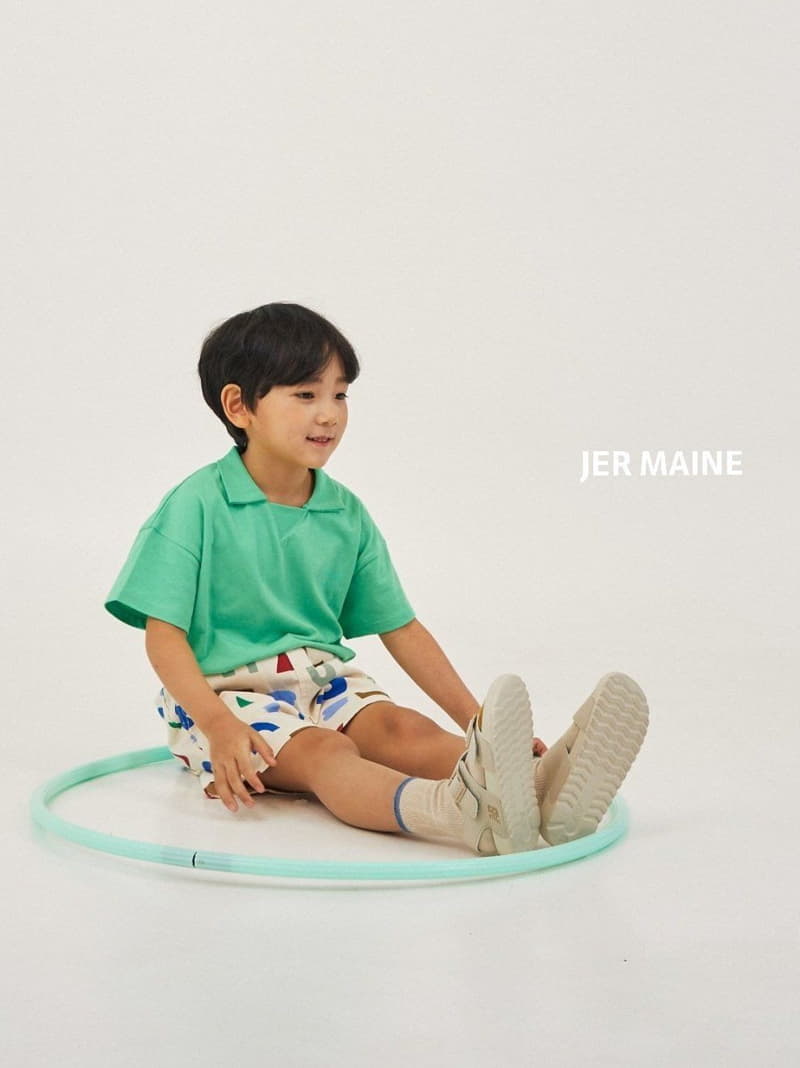 Jermaine - Korean Children Fashion - #kidsstore - Tennis Collar Tee - 8