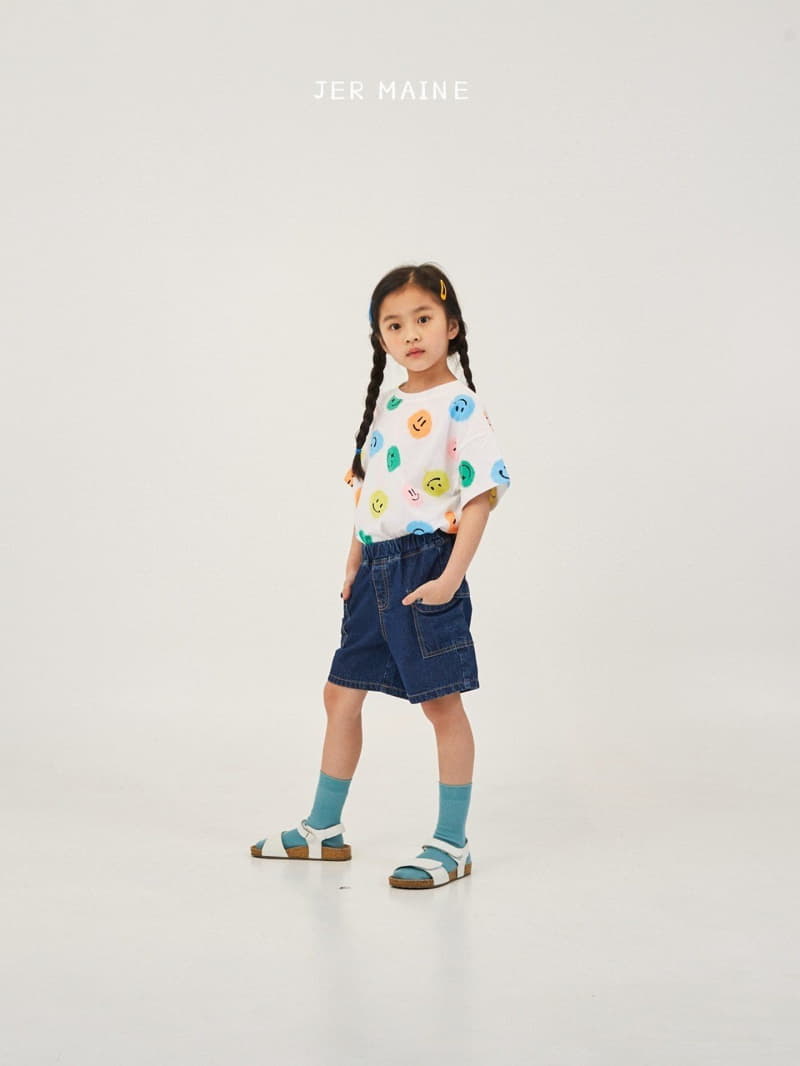 Jermaine - Korean Children Fashion - #magicofchildhood - Smile Color Tee - 5