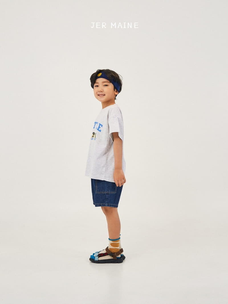 Jermaine - Korean Children Fashion - #prettylittlegirls - Cargo Denim Pants - 2