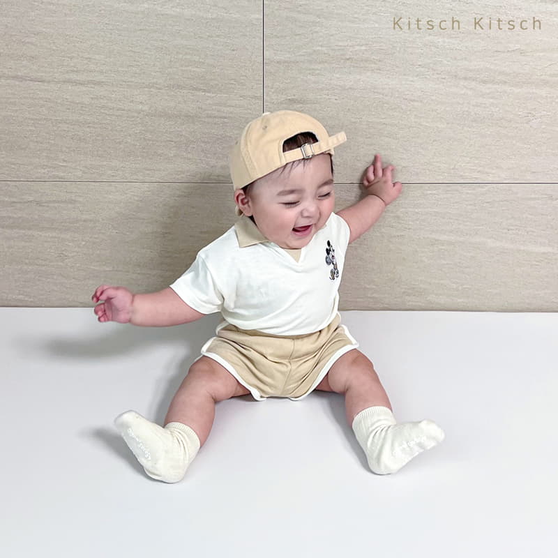 Kitsch Kitsch - Korean Children Fashion - #childrensboutique - Tennis Mickey Top Bottom Set - 4