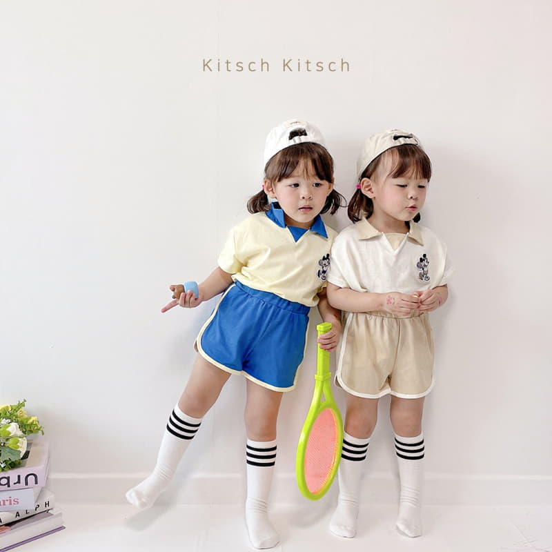 Kitsch Kitsch - Korean Children Fashion - #kidzfashiontrend - Tennis Mickey Top Bottom Set - 9