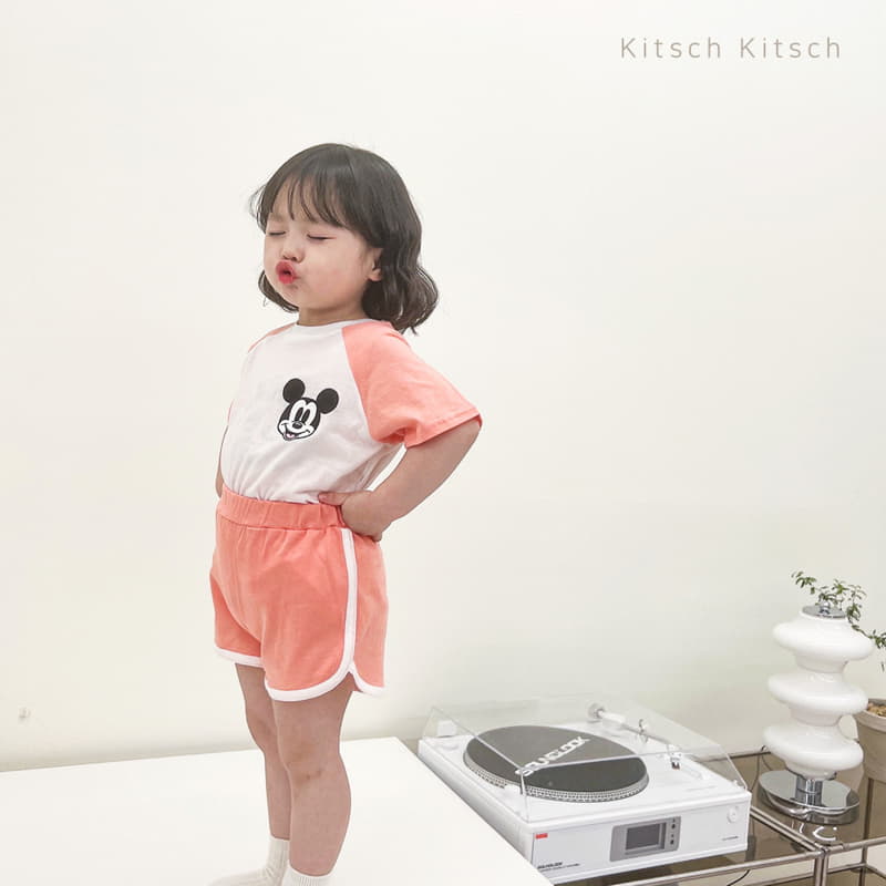 Kitsch Kitsch - Korean Children Fashion - #magicofchildhood - Shinninh Mickey Sleeveless Tee Bottom Set - 11