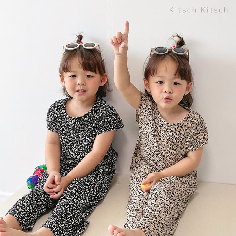 Kitsch Kitsch - Korean Children Fashion - #prettylittlegirls - Retro Pleats Top Bottom Set - 10