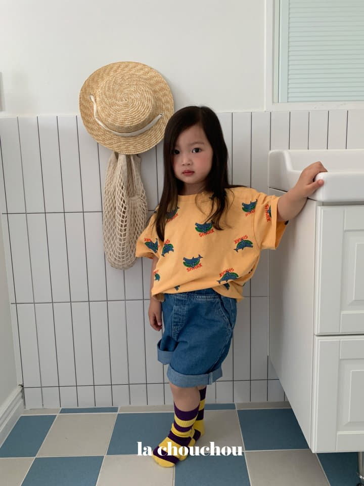 La Chouchou - Korean Children Fashion - #littlefashionista - Denim Shorts - 2