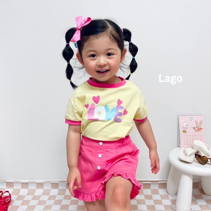 Lago - Korean Children Fashion - #Kfashion4kids - Frill Color Pants - 5