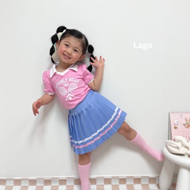 Lago - Korean Children Fashion - #designkidswear - Tennis Wrinkle Skirt - 10