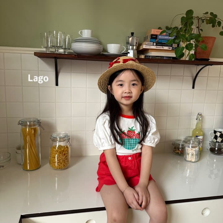 Lago - Korean Children Fashion - #discoveringself - Strawberry Bucket Tee - 6