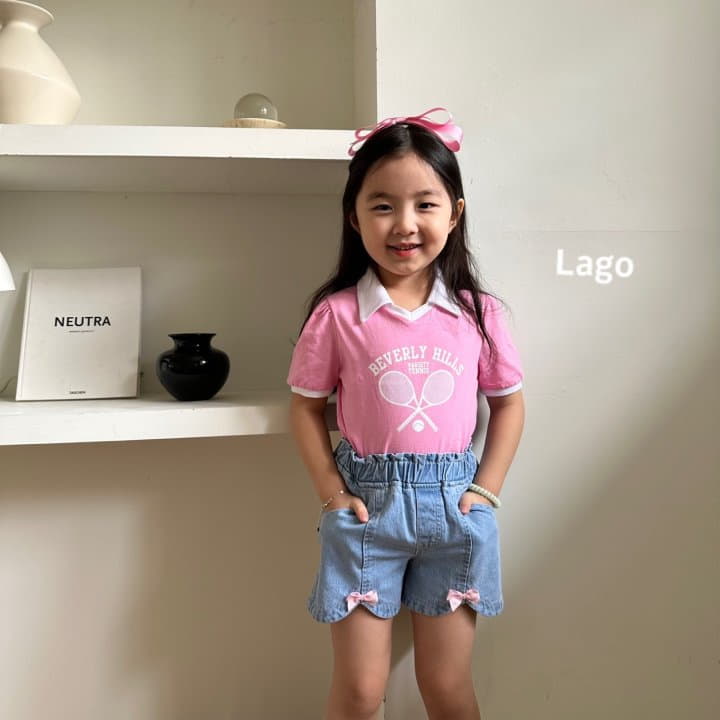 Lago - Korean Children Fashion - #discoveringself - Tennis Collar Tee - 7
