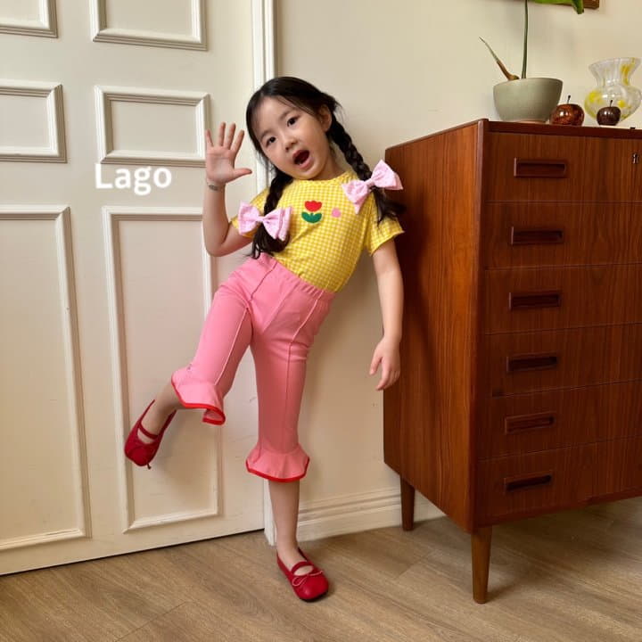 Lago - Korean Children Fashion - #kidsshorts - Tulip Tery Tee - 8