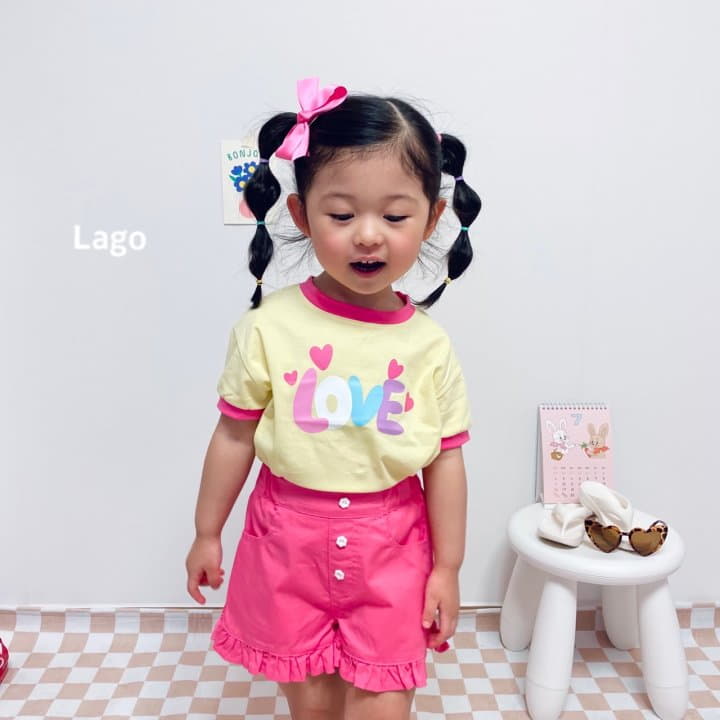 Lago - Korean Children Fashion - #littlefashionista - Frill Color Pants - 6