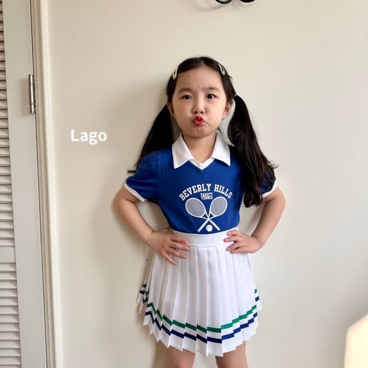 Lago - Korean Children Fashion - #minifashionista - Tennis Wrinkle Skirt - 5