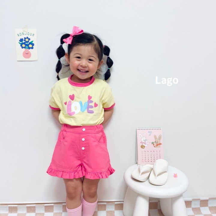 Lago - Korean Children Fashion - #minifashionista - Frill Color Pants - 8