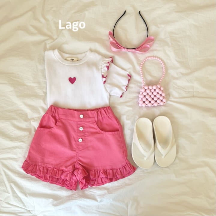 Lago - Korean Children Fashion - #toddlerclothing - Frill Color Pants - 11