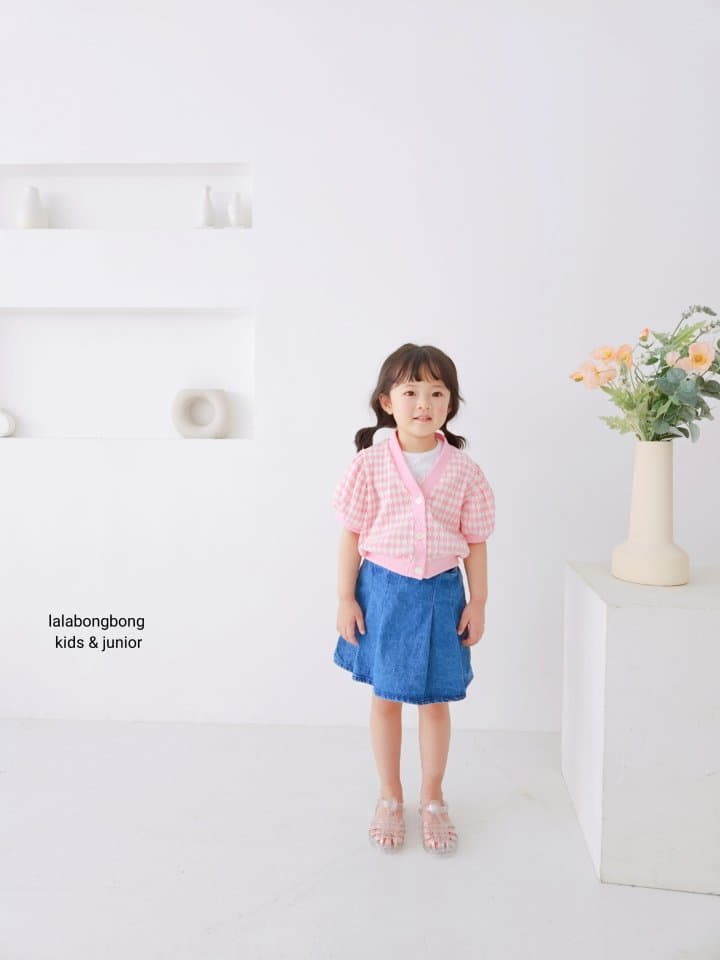 Lalabongbong - Korean Children Fashion - #childrensboutique - Denim Pintuck Shorts - 4