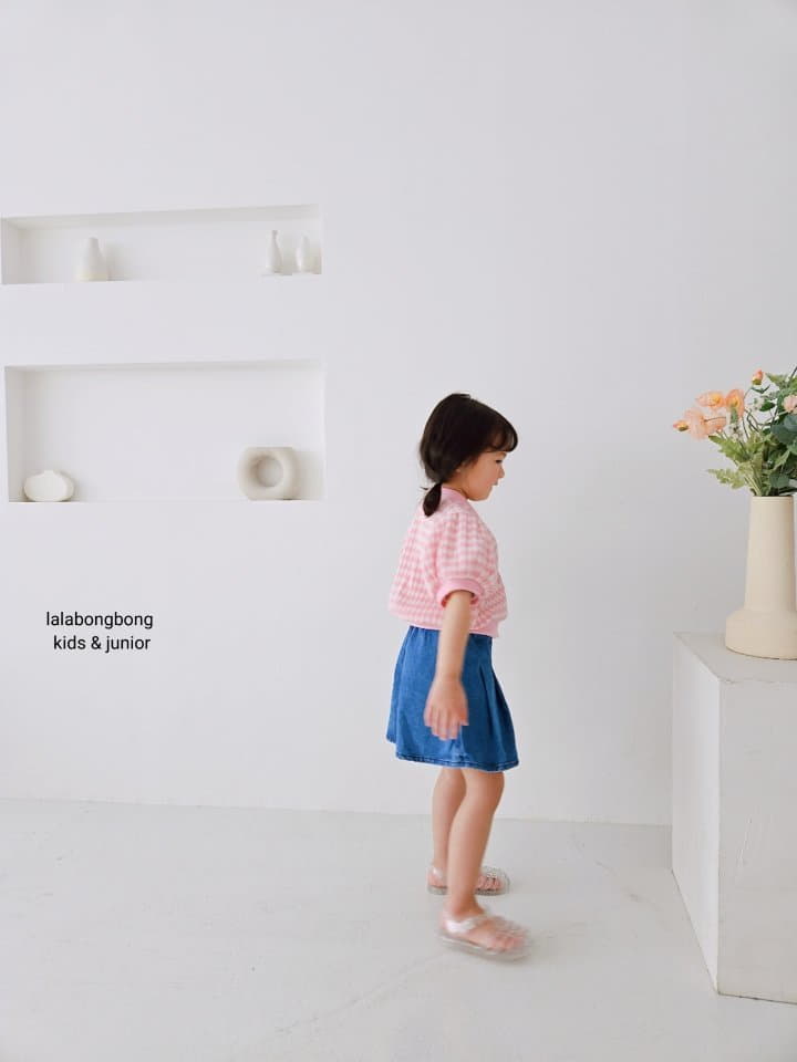 Lalabongbong - Korean Children Fashion - #discoveringself - Denim Pintuck Shorts - 5