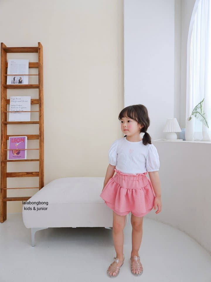 Lalabongbong - Korean Children Fashion - #discoveringself - Heart Tee - 8
