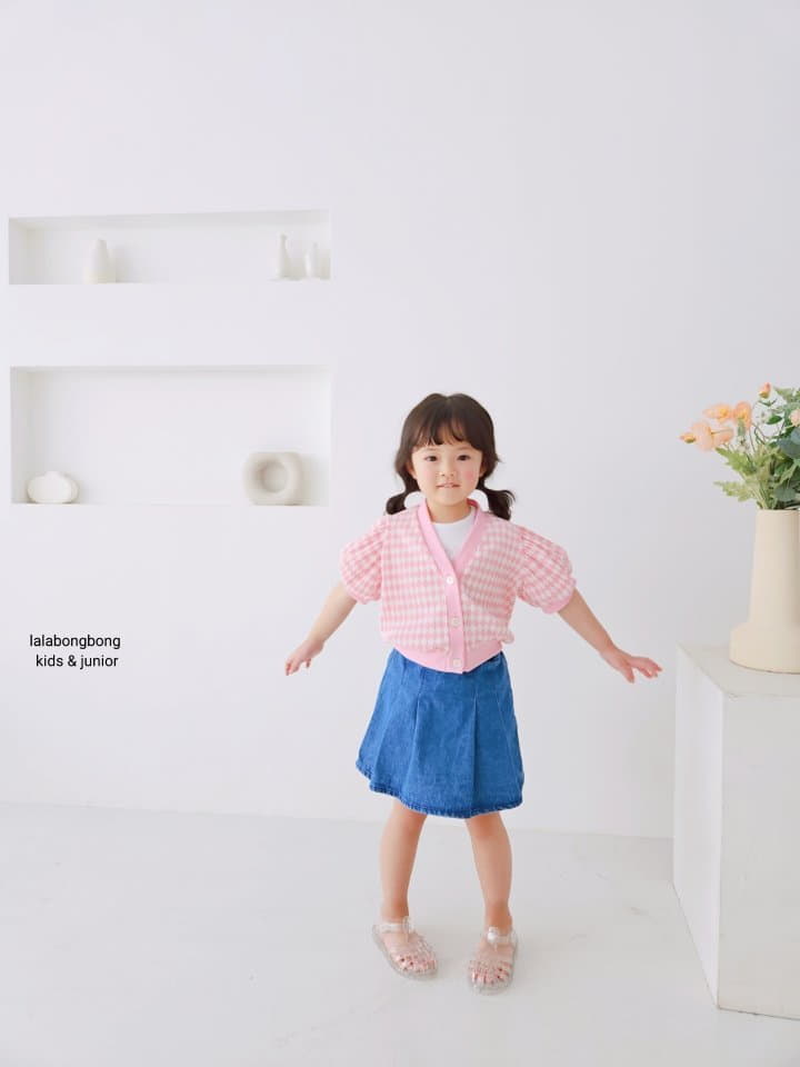 Lalabongbong - Korean Children Fashion - #fashionkids - Denim Pintuck Shorts - 6
